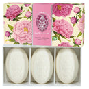 LaFlorentina Gift Boxed Soap Peony 3 x 150g