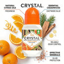 Crystal Mineral Deodorant Roll-On - Citrus & Cedar 66ml