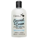 I LOVE Coconut/Cream Bubble Bath Bath+Shower/Cream 500ml