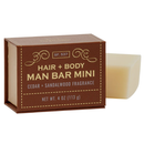 Man Bar Mini Cedar + Sandalwood 113g