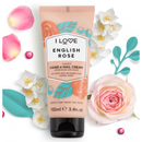 I LOVE English Rose Hand + Nail Cream 100ml
