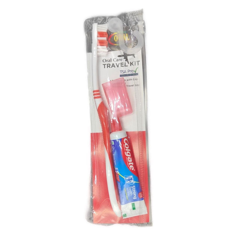 Oral Fusion Toothbrush + Colgate Toothpaste Travel Kit - Health+Beauty Connection